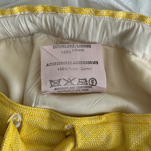Vintage 1970’s Courreges Yellow Skirt in GVC - Picture 10 of 14